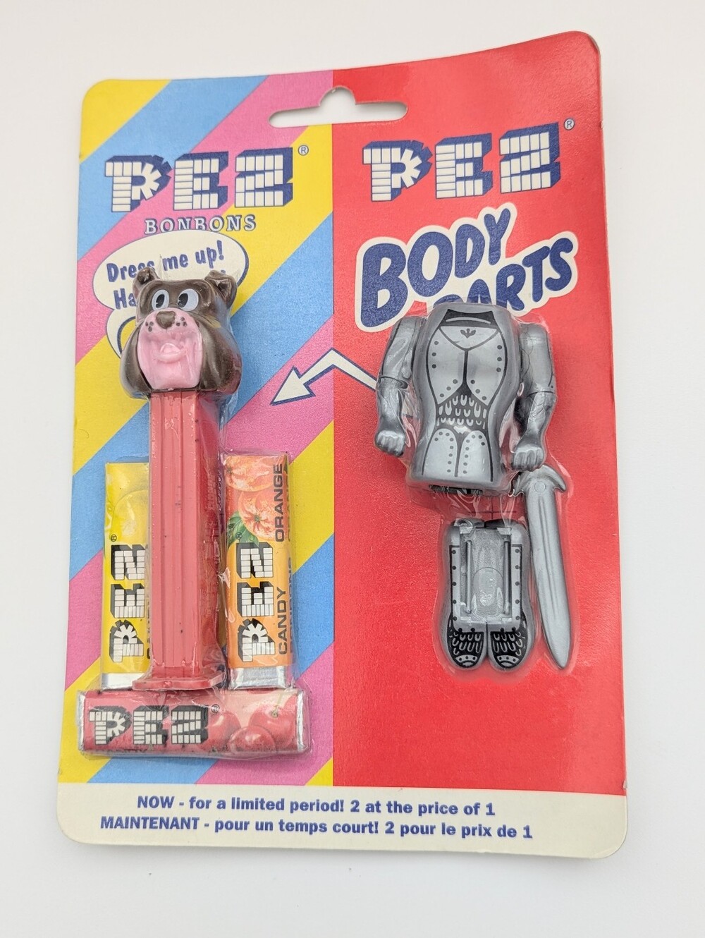 UNOPENED PACKAGE PEZ Tom & Jerry Spike Bulldog Candy Dispenser w/Body Parts